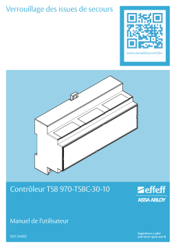effeff contr&ocirc;leur TSB 970-TSBC-30-10 970-TSBC-30--10 Mode d'emploi
