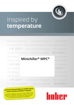 Huber MPC Minichiller Mode d'emploi