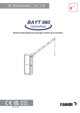 Fadini bayt980 Manuel utilisateur
