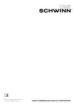 Johnson Health Tech SCH 125 Upright Bike Manuel utilisateur