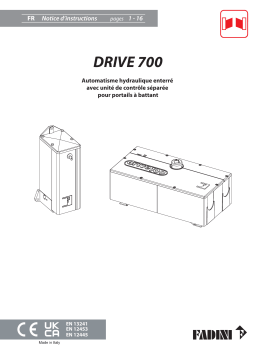 Fadini drive700 Manuel utilisateur