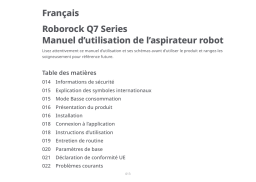 Roborock Q7 Series Manuel du propriétaire