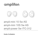 AMPLIFON ampli-mini 10 3 5w AS Mode d'emploi