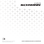 Johnson Health Tech SCH 120 Upright Bike Manuel utilisateur