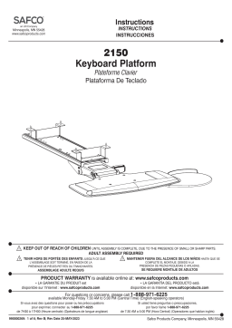 Safco TWTYP13 Manuel utilisateur