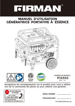 Firman P12002 Manuel utilisateur