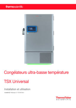 Thermo Fisher Scientific TSX Universal Ultra Low Manuel utilisateur