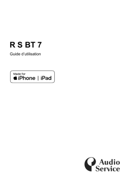 AUDIOSERVICE R S BT 7.3 Mode d'emploi