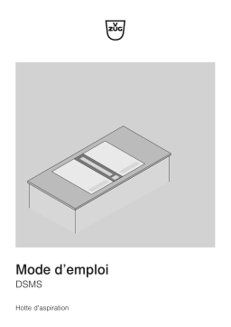 V-ZUG DSMS Manuel utilisateur