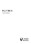 AUDIOSERVICE R Li T BC 8.16 Mode d'emploi