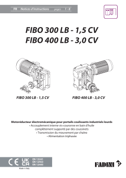 Fadini fibo300lb-fibo400lb Manuel utilisateur