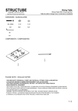 STRUCTUBE Fina Manuel utilisateur