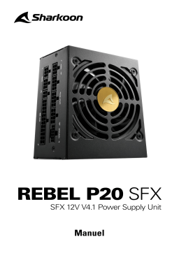 Sharkoon Rebel P20 SFX Manuel du propriétaire