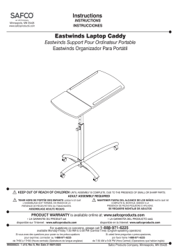 Safco 950ANT Manuel utilisateur