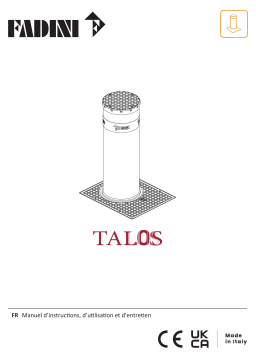 Fadini talos Manuel utilisateur