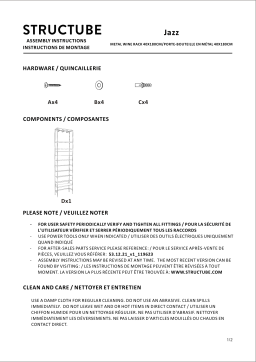 STRUCTUBE Jazz Manuel utilisateur