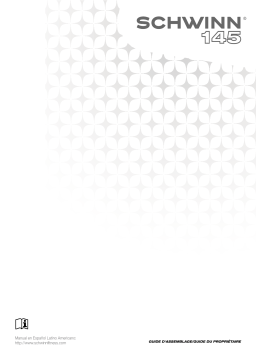 Johnson Health Tech SCH 145 Upright Bike Manuel utilisateur