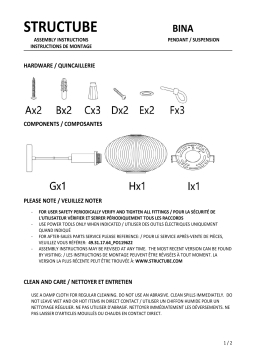 STRUCTUBE BINA Manuel utilisateur