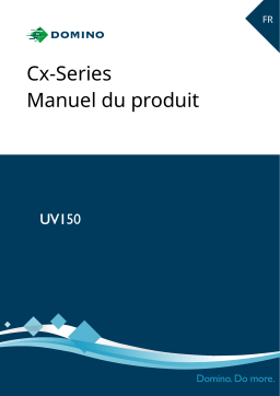Domino Cx-Series (UV150) Manuel utilisateur