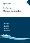 Domino Dx-Series (Dx260i, Dx360i, Dx660i, Dx1060i) Manuel utilisateur