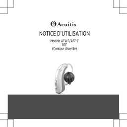 ACUITIS AFA E Mode d'emploi