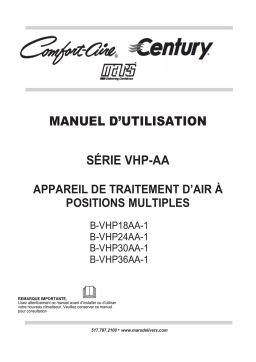 COMFORT-AIRE B-VHP24AA-1-CY Manuel du propriétaire