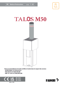 Fadini talos-m50 Manuel utilisateur