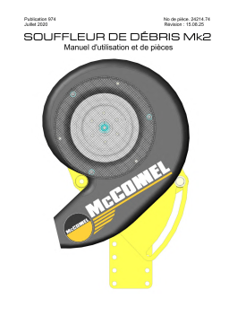 McConnel Debris Blower Mk2 Manuel utilisateur