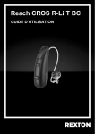 REXTON Reach CROS R-Li T BC Mode d'emploi