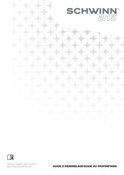 Johnson Health Tech SCH A15 Upright Bike Manuel utilisateur