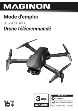 Maginon QC-720SE WIFI Quadrocopter Mode d'emploi