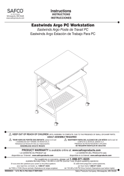 Safco 947ANT Manuel utilisateur
