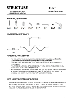 STRUCTUBE Flint Manuel utilisateur