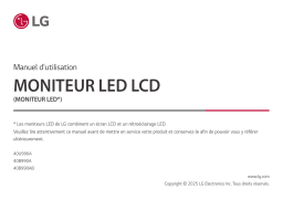 LG 40U990A-W Manuel utilisateur