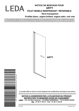 Leda PANNEAU MOBILE ARTY Mode d'emploi