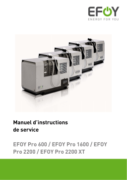 EFOY Pro 1st Generation Manuel du propri&eacute;taire