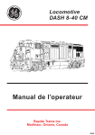 Rapido Dash-8 Locomotive Mode d'emploi