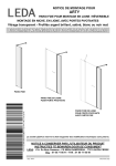 Leda PAROI FIXE EN LIGNE ARTY Mode d'emploi