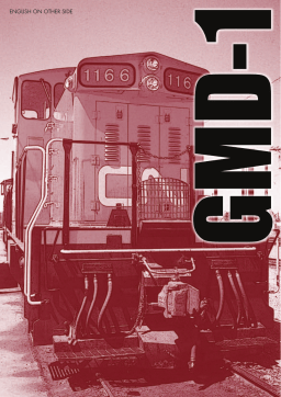 Rapido GMD-1 Locomotive Mode d'emploi