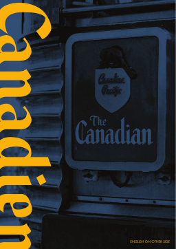 Rapido "The Canadian" Mode d'emploi