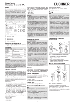 EUCHNER Interrupteur de sécurité NP... Mode d'emploi