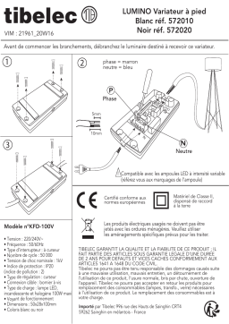 Tibelec 57201 Mode d'emploi