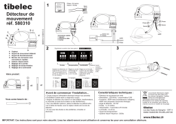 Tibelec 58031 Mode d'emploi