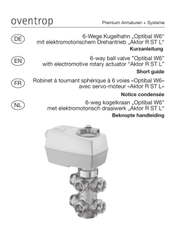 Oventrop 1132030 Manuel du propriétaire