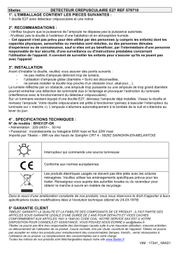 Tibelec 57971 Mode d'emploi