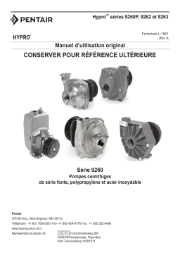 Hypro 9260 Series Manuel du propriétaire