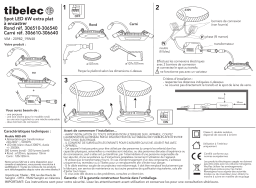Tibelec 30651-30654-30661-30664 Mode d'emploi