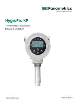 Panametrics HygroPro XP Manuel utilisateur