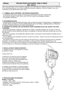 Tibelec 34611 Mode d'emploi