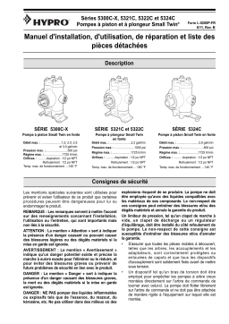 Hypro SERIES 5300C-X, 5321C,5322C,5324C OIPM Manuel du propriétaire